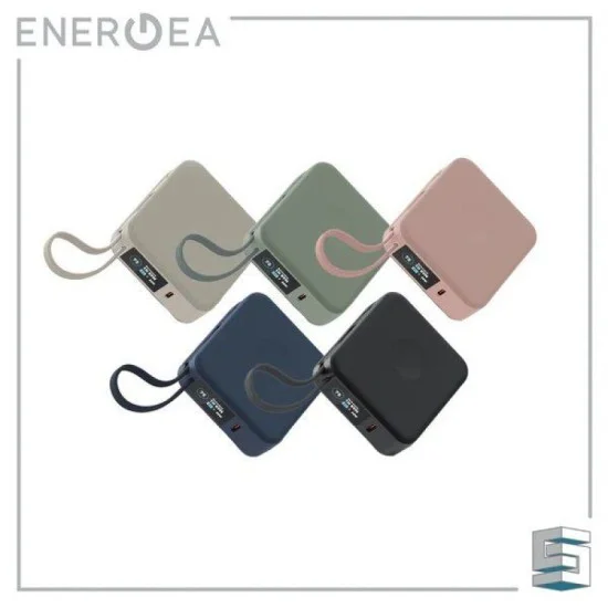 Energea Magpac Mini Plus Wireless Power Bank 10000Mah With Build In Usb-C Cable & Display